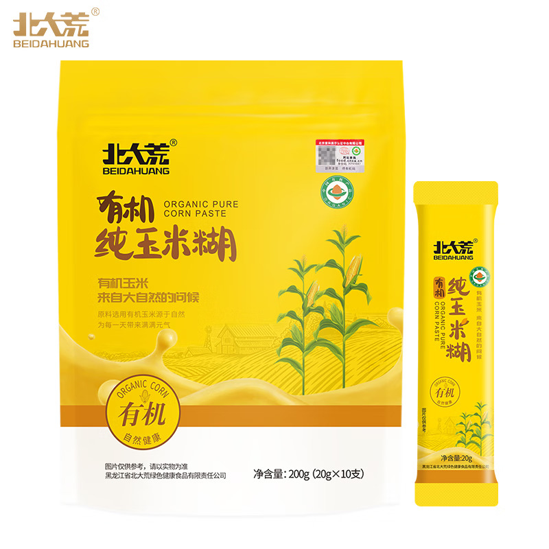 北大荒有机纯玉米糊200g（10条）