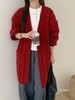 过膝长款针织羊毛开衫！2025秋冬新款宽松慵懒风毛外套女款！ 商品缩略图7