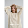 MAISON CECILE 两色|羊绒羊毛针织廓形插肩袖毛衣/抽绳八分阔腿裤 商品缩略图3