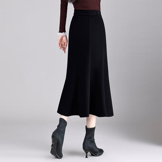 QYM 66920-Y荷叶边鱼尾裙包臀半身裙时尚中长款休闲裙 商品图2