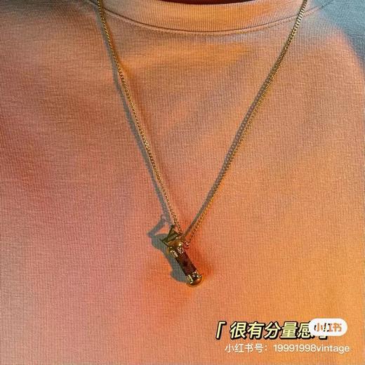 D102006个性十足情侣款时尚百搭哑铃项链 商品图2