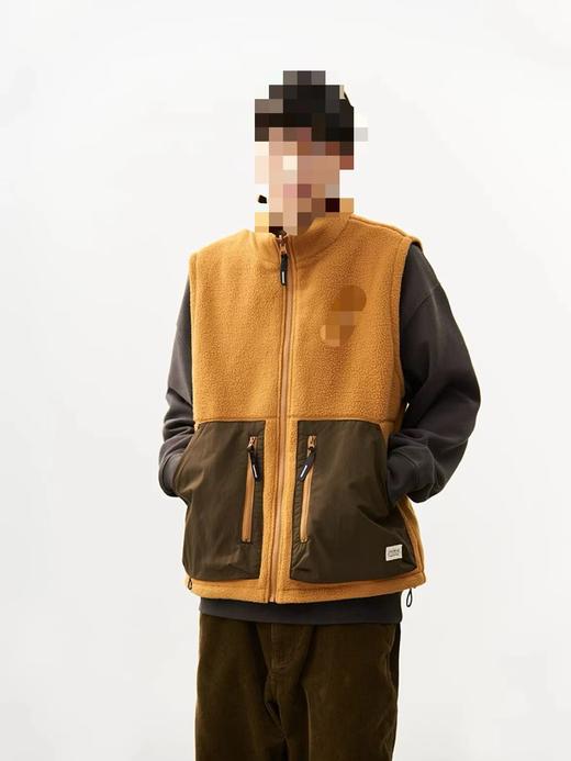 D102068秋冬双面穿抓绒马甲山系高领摇粒绒户外保暖男女 商品图1