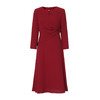 EITIE爱特爱气质收腰红色长袖礼服连衣裙2025秋季新款C2507834A连衣裙 商品缩略图5