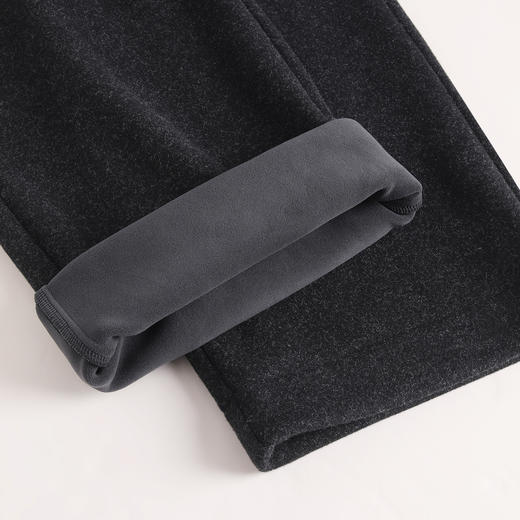 MYX毛呢加厚休闲九分裤垂坠感修身通勤直筒裤2025冬款遮胯显瘦阔腿裤 商品图3