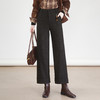MYX毛呢通勤九分裤垂坠感修身时尚直筒裤2025年冬款遮胯宽松阔腿裤女 商品缩略图1