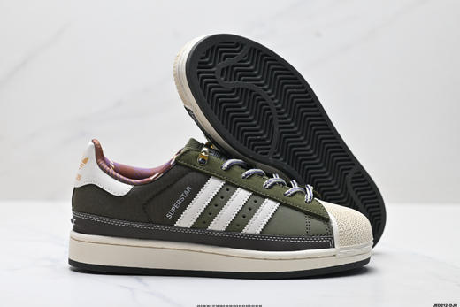 阿迪达斯Adidas Superstar贝壳头经典低帮休闲运动板鞋JR6990男女鞋 商品图4