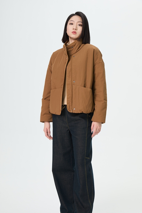 水淼2025冬新款休闲时尚大口袋棉服1827