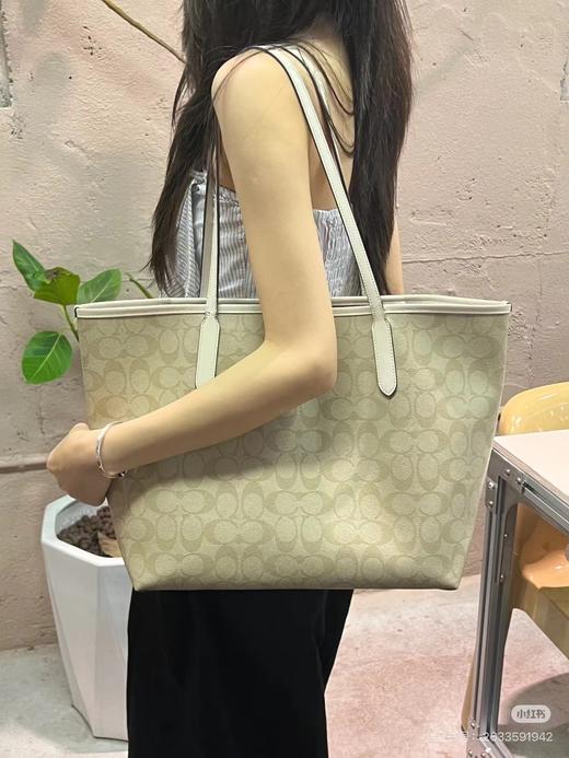 D102055一年四季都可以用！单面拉链款托特包购物袋 商品图6