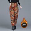 2025冬季复古印花加绒灯笼裤女民族风保暖棉裤宽松休闲裤长裤女 商品缩略图1