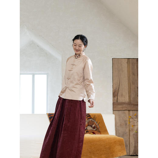 牧衣游原创 丝棉手工刺绣夹棉棉服 限量福利款 锦绣不支持会员折 商品图1