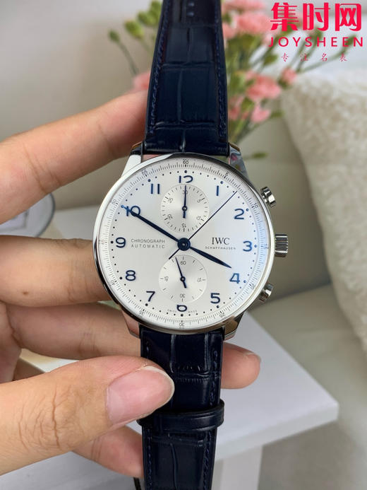 新品 IWC万国表 ZF葡萄牙系列IW371605 葡计透底 新款葡计背透款 白盘蓝针 男士腕表 丹东7750机 商品图0