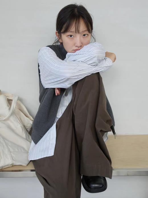 步履不停/5C43162C/肌理阔腿裤 商品图3