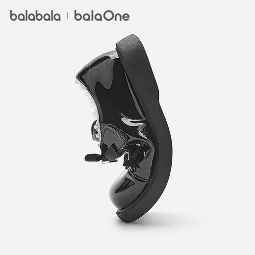 【balaOne】巴拉巴拉女童公主鞋亮面小皮鞋春秋2025新蝴蝶结洋气 商品图2