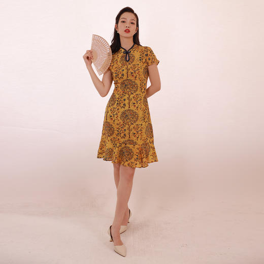 逸红颜夏季旗袍连衣裙-燕语 商品图0