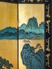 【已售】独角鹿西洋古董 20世纪中国出品传统山水亭台主题金地款彩雕漆双面四曲屏风 商品缩略图4