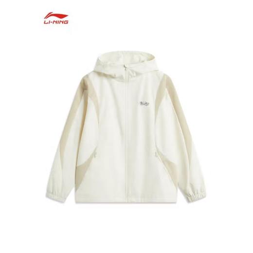 李宁男子2025薄款拉链开衫风衣运动外套AFDV005-5 商品图2