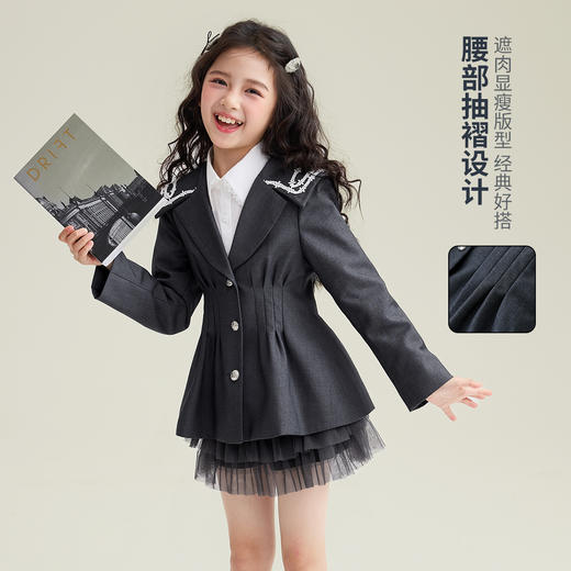 珠绣海军领外套 商品图1