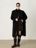 THESOONG|‘十年廓形‘高支羊绒顺毛呢黑色双排扣大衣外套女HBDY7281 商品缩略图1