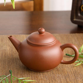 尹家骥全手工原矿底槽青水平壶 约200cc