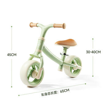 BG-BABYGO儿童平衡车1-3-6岁小孩自行车两轮滑步车无脚踏滑行车玩具 新叶绿 商品图5