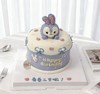 手绘星黛露兔子复古蛋糕-低糖处理无添加 商品缩略图3