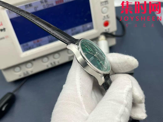 新品 IWC万国表 ZF葡萄牙系列IW371615 葡计透底 新款葡计背透款 绿海王 男士腕表 丹东7750机 商品图4