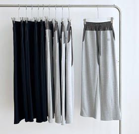 acne裤王拼接双腰运动裤卫裤