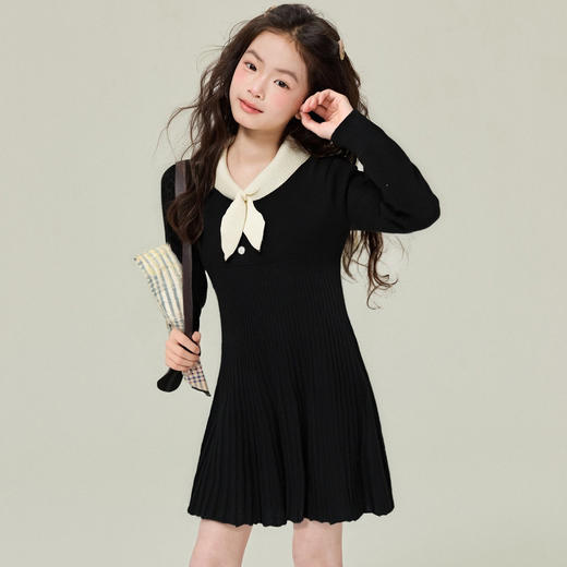 蝴蝶结连衣裙 商品图3