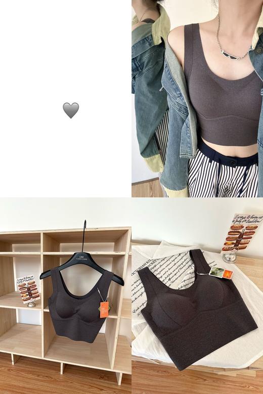 【新款来袭！天然植物草本养护！】无痕磨毛 提拉聚拢暖肌芦荟润肤保暖修身内搭 打底柔软背心 内衣 商品图7