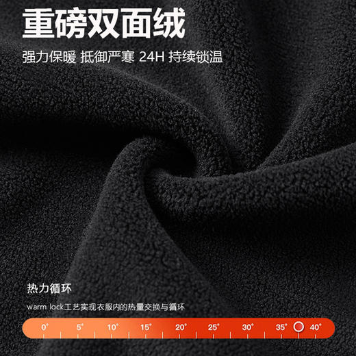 积能秋冬三合一男女可拆卸软壳裤防风防水运动裤户外保暖冲锋裤 商品图3