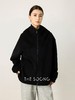 THESOONG|"松弛暗调"羊毛桑蚕丝秋冬加厚连帽卫衣外套女HBWT7548 商品缩略图1