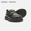 【balaOne】巴拉巴拉女童公主鞋黑色哑光小皮鞋2025新款春秋鞋子 商品缩略图1