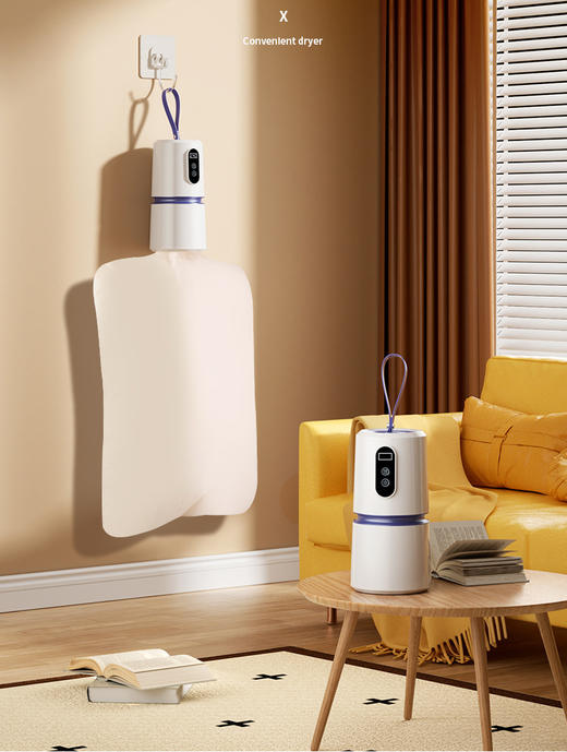 【小体积易收纳❗️智能定时 安静不吵 多重防护】金正迷你家用风干机小型婴儿烘衣机器宿舍旅行便携式干衣机烘干机。hb 商品图3