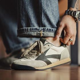 马登探索系列复古慢跑鞋春季男款休闲运动华夫阿甘鞋厚底德训鞋