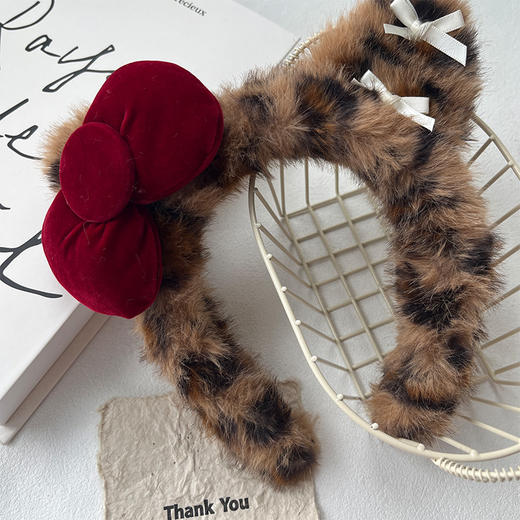 豹纹猫耳发箍发饰-纪念日百货门店同款165797994 商品图0