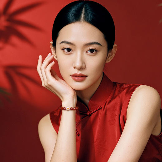 【岁岁调理】灵机生活馆麦玲玲2026年灵珑红玛瑙三合生肖手链新品正版 商品图2