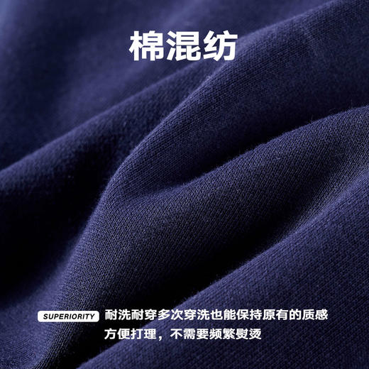 NPC潮牌【青花鹤福】系列果冻胶印花圆领卫衣情侣宽松秋NP59ST01 商品图4