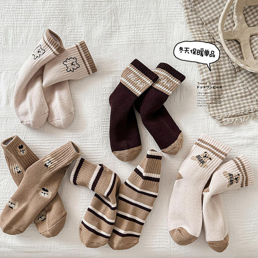 品质推荐!!10双到手仅46.9〖儿童加厚毛圈袜】精心设计的袜口弹性恰到好处!儿童袜子卡通中筒棉袜男童女童袜1-12岁中大童 商品图6
