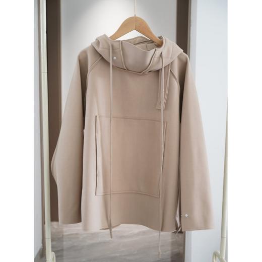  ORIGNAL&CO 双面羊绒毛呢廓形包领外套 750g高克重面料，软糯Q弹，防风贴身保暖，不压身 商品图8