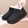 冬季新款雪地靴防水防寒短筒棉靴短靴加绒保暖加厚女靴马丁靴 商品缩略图1