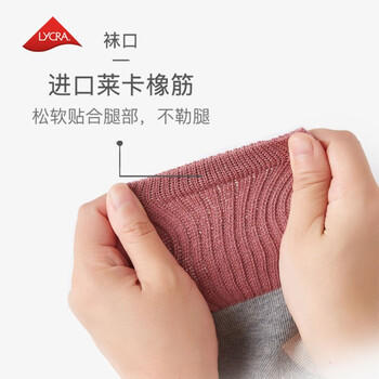 尼多熊儿童袜子秋冬中长筒袜子四季棉袜长筒新生儿透气宝宝堆堆袜子儿童 商品图5