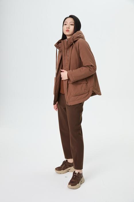 水淼2025冬新款一手长休闲棉服1448 商品图2