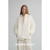 MAISON CECILE三色|百搭灯芯绒领廓形工装感可立领棉服夹克外套 商品缩略图2
