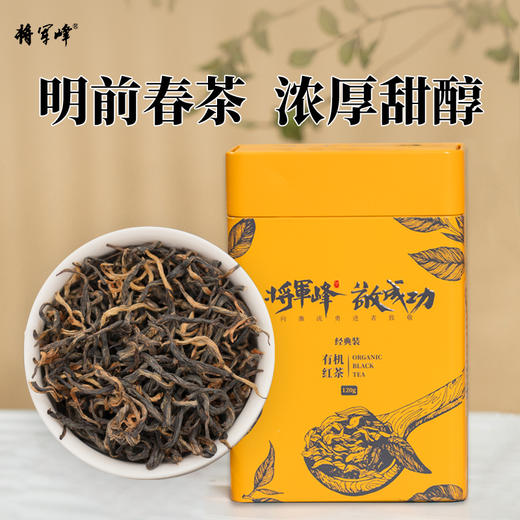 将军峰经典有机红茶120g/罐 商品图0