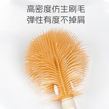 马博士婴儿奶瓶刷便携套装奶嘴奶瓶清洗刷吸管刷杯刷自带收纳盒奶咖白 商品图0