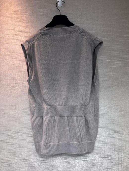 女款V领针织毛衣背心011 商品图1