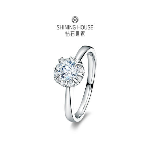 【克拉钻】【钜惠价】钻石世家 星耀系列 克拉钻戒指 18K金钻石戒指 1克拉钻石女戒（该产品为特价产品，不与店内任何优惠活动叠加，且不参与线下门店换款服务）预计3个工作日发货 商品图2