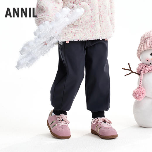 【实体店同款】女童全腰夹裤冬季新款安奈儿童装XG546013 商品图0