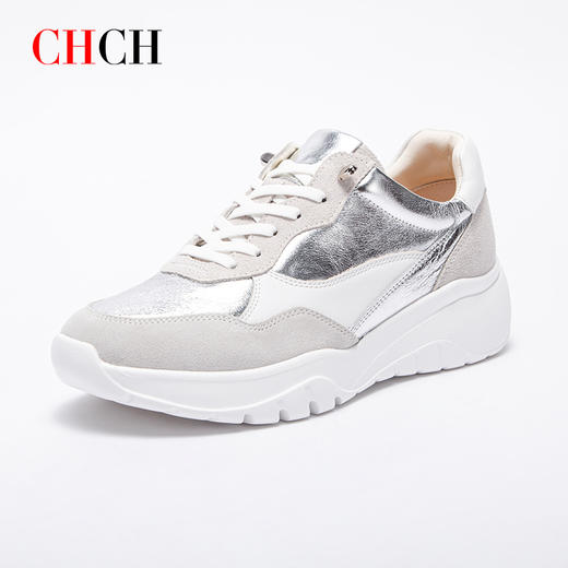 CHCH平衡鞋2025秋冬新款牛皮舒适休闲女鞋CP2B5151 商品图3