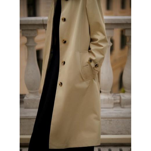 下单3-5天发货！ HERA CHOLE赫拉 纯棉廓形风衣外套 上身显瘦、潇洒不压身高，气场十足，设计独特，包容性好 商品图2